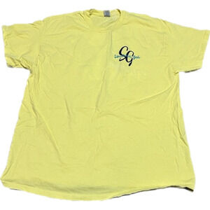 Southern Home Cotton Tee Cow Yellow Hey Yall Hey Shirt Women Size XL